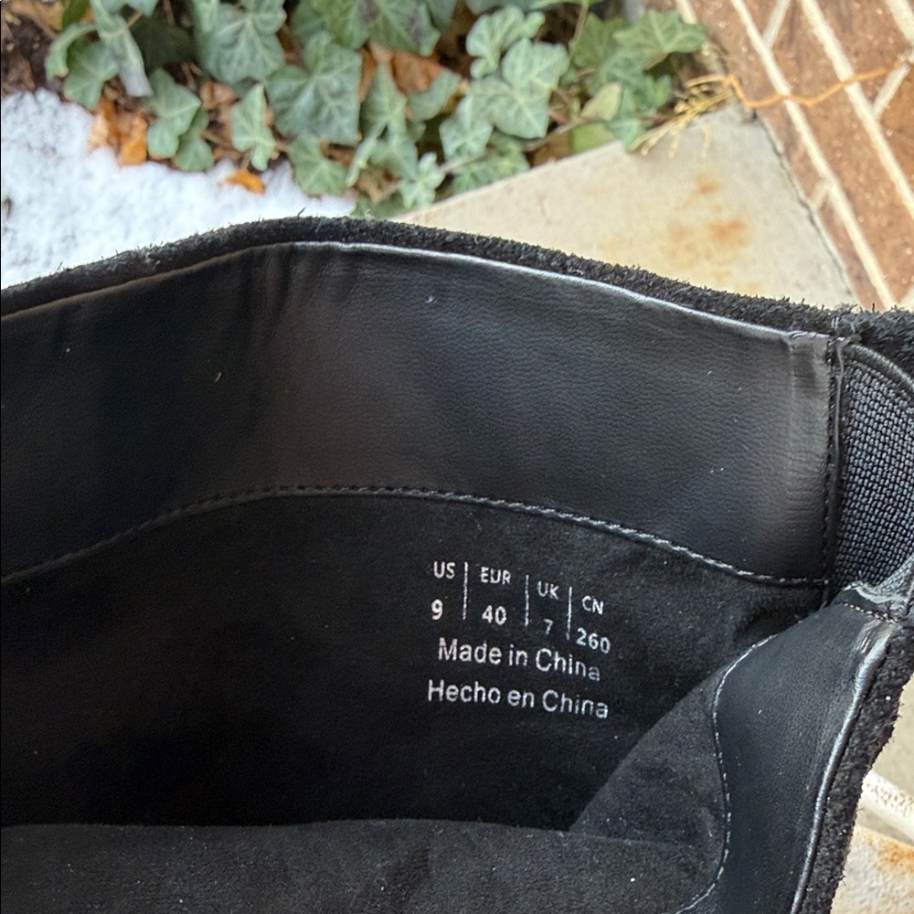 Gap New Black Suede Knee-High Boots - Picture 9 of 10
